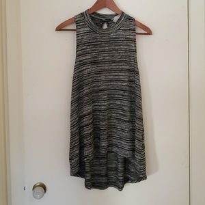 Long Grey Halter Top , size: M